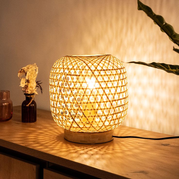 Amberkleurige avondverlichting